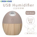 タマゴ型USB加湿器 超音波式 卓上 持ち運び アロマウォーター 小型 静音 オフィス デスク 枕元 GH-UMSEO-PB 小型 おしゃれ 保湿 乾燥 静音 ...