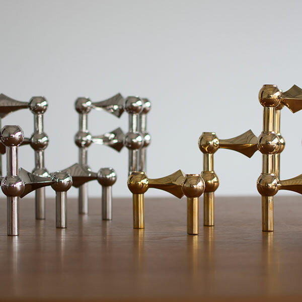 STOFF Nagel キャンドルホルダー chrome | ストッフ キャンドル 銀 クローム ブラス 北欧 北欧雑貨 インテリア インテリア雑貨 雑貨 デンマーク アンティーク風 denmark nagel モダン シンプル おしゃれ [3]