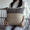 mina perhonen クッションカバー dop tambourine × dop choucho グレー × エクリュ | ミナペルホネン ミナ 45cm×45cm (実寸43cm×43cm) タンバリン チョウチョ 北欧インテリア クッション別売り