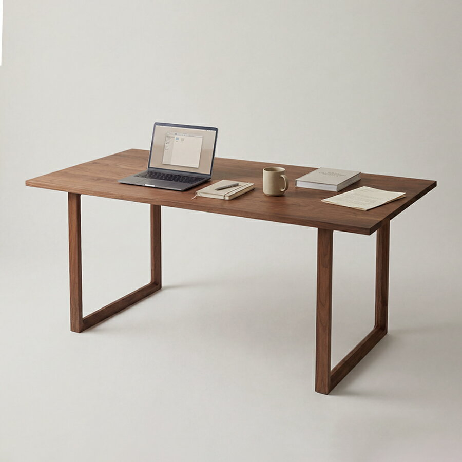 SOHO テーブル ｜ ダイニングテーブル ワークテーブル オーク ウォルナット 幅 120cm 150cm 円卓 作業テーブル 作業台 無垢材 無垢 無垢家具 ナチュラル 北欧 天板 木製 ダイニング