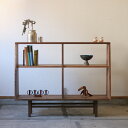 ブックケース ワイド Bookcase wide 幅 110cm 奥行き 30cm 高さ86cm ウォルナット 本棚 大容量 シェルフ オープンシェルフ 飾り棚 収納 北欧家具 無垢材 無垢 天然木 リビング ダイニング 書斎 ナチュラル シンプル おしゃれ 日本製 北欧 スリム