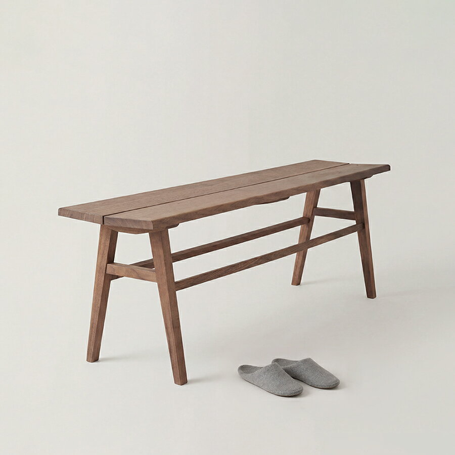 ワークベンチ Work Bench Wedge ウォルナット | ベンチ 二人掛け 三人掛け 無垢材 ナチュラル 北欧 木製 ダイニング