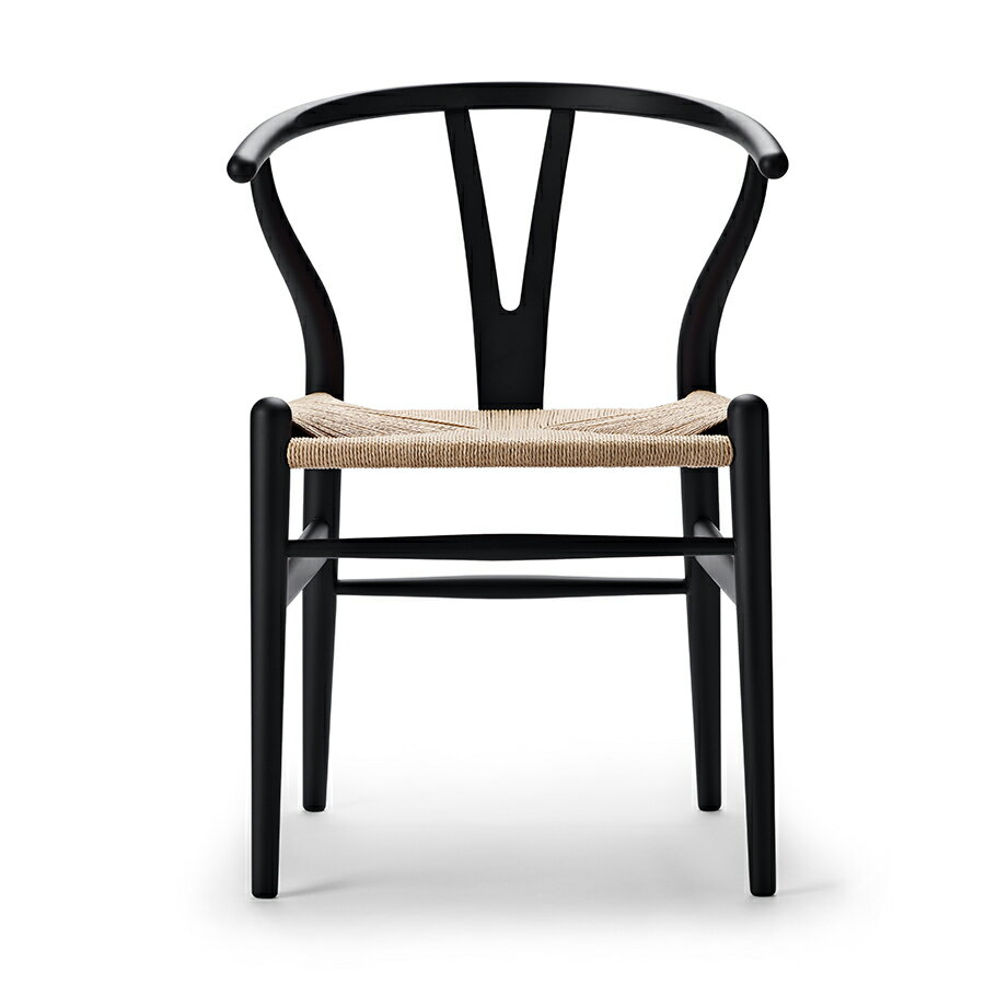 CH24 (Yチェア) soft black | Hans. J. Wegner (ハンス・J・ウェグナー) | カール・ハンセン＆サンデンマークデザイン ブラック チェア ダイニングチェア 椅子 ビーチ材 北欧 北欧家具 北欧インテリア デンマーク