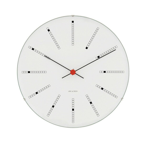 Arne Jacobsen Wall Clock 210mm Bankers (1971) | 時計 クロック ウォールクロック 壁掛け 壁掛け時計 アルネヤコブセン ヤコブセン デザイン デザイナー ローゼンダール バンカーズ 丸 シンプル おしゃれ 北欧 デンマーク お洒落 電池式