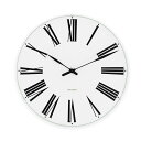 Arne Jacobsen Wall Clock 160mm Roman (1942) | 時計 クロック ウォールクロック 壁掛け 壁掛け時計 アルネヤコブセン ヤコブセン デザイン デザイナー ローゼンダール ローマン 丸 シンプル おしゃれ 北欧 デンマーク お洒落 電池式 リビング ダイニング