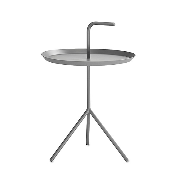 HAY (ヘイ)【正規販売店】 サイドテーブル DLM SIDE TABLE グレー パウダー仕上げ φ380mm | テーブル リビングテーブル コーヒーテーブル リビング ダイニング 北欧家具 インテリア スチール インダストリアル シンプル おしゃれ デンマーク 北欧