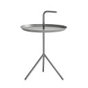 HAY (ヘイ)【正規販売店】 サイドテーブル DLM SIDE TABLE グレー パウダー仕上げ φ380mm テーブル リビングテーブル コーヒーテーブル リビング ダイニング 北欧家具 インテリア スチール インダストリアル シンプル おしゃれ デンマーク 北欧