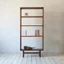 ブックケース ハイ Bookcase high 幅 70cm 奥行き 30cm 高さ150cm ウォルナット 本棚 大容量 シェルフ オープンシェルフ 飾り棚 収納 北欧家具 無垢材 無垢 天然木 リビング ダイニング 書斎 ナチュラル シンプル おしゃれ 日本製 北欧 大型家具 スリム