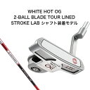 【新品】オデッセイ WHITE HOT OG 2-BALL BLADE TOUR LINED パター STROKE LABシャフト装着モデル ホワイトホット オージー ツーボール ブレード ツアーラインド ストロークラボ ODYSSEY キャロウェイ ゴルフクラブ 右用 2022モデル その1