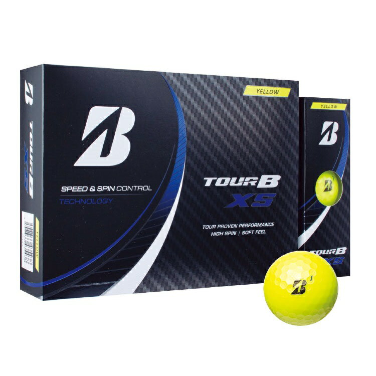 ブリヂストン ツアー B XS イエロー 2ダースパック BRIDGESTONE TOUR B XS YELLOW ゴルフボール 2022モデル ツアービーエックスエス S2YXJ