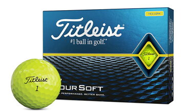 タイトリスト ツアーソフト イエロー 2020モデル 1ダース Titleist TOUR SOFT YELLOW ボール
