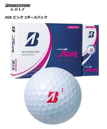 BRIDGESTONE ゴルフボール JGR ピンク 2ダースパック 2023年モデル ブリヂストン ジェイジーアール PINK 24球