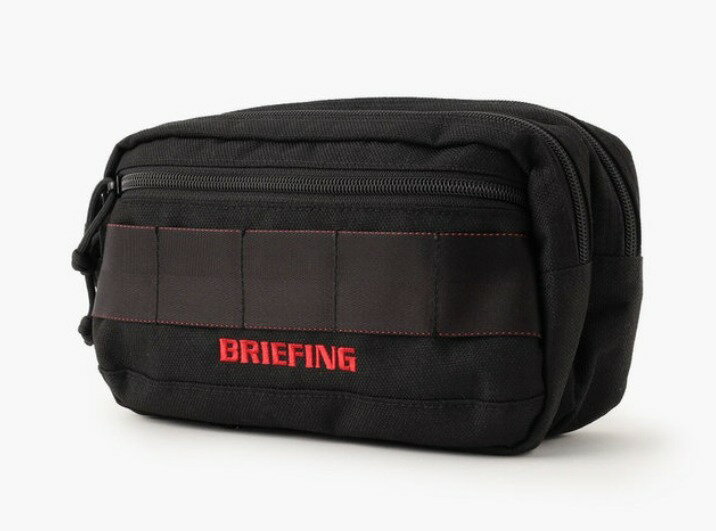 【5月限定エントリーでポイントさらに10倍！】ブリーフィング TURF DOUBLE ZIP POUCH TL GOLF BRG231G43 BLACK ダブルジップポーチ ブラック ゴルフ BRIEFING ゴルフアクセサリー