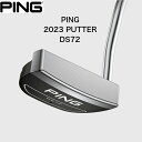 PING 2023 PUTTER DS72 ピン パター ディーエス72 ゴルフクラブ 34インチ 標準ライ標準ロフト PP58 MID SIZE BLACK/GREY ミッドサイズブラックグレー