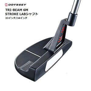 ODYSSEY TRI-BEAM 6M CH 33・34インチ STROKELAB REDシャフト 右用 2023年新モデル パター オデッセイ トライビーム SIX 純正 Putter キャロウェイ Callaway ゴルフクラブ