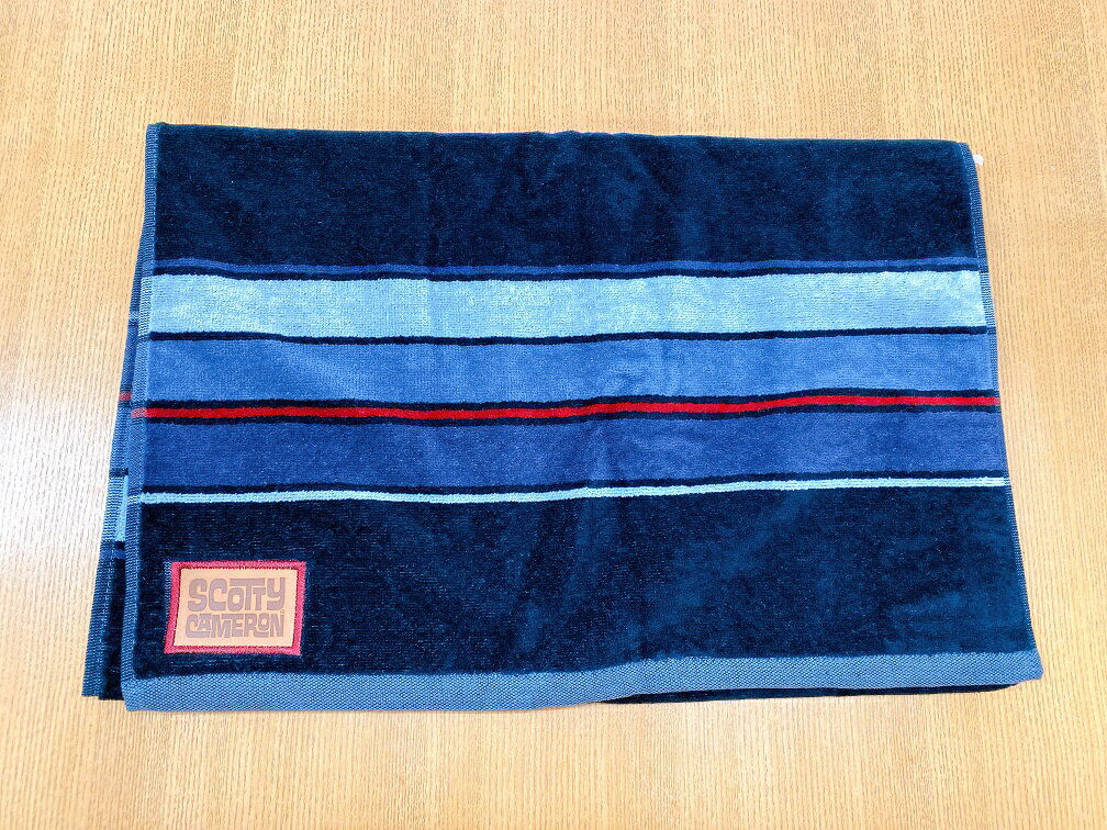 スコッティキャメロン リズム タオル ブラック ScottyCameron Rhythm Towel Black ゴルフ フック付きタオル 数量限定