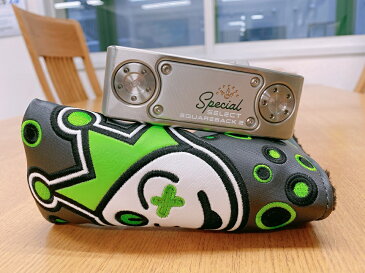 スコッティキャメロン 20セレクト スクエアバック2 モト マットライム ScottyCameron 20SELECT Special SQUAREBACK2 MOTO MAT LIME 34インチ パター ゴルフ スペシャル