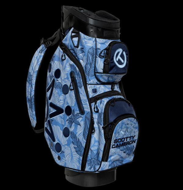 5ꥨȥ꡼ǥݥȤ10ܡۡڿʡScottyCameron CART BAG EXPLORER FLORAL BLUE åƥ ȥХå ץ顼 ե ֥롼 ǥХå եХå