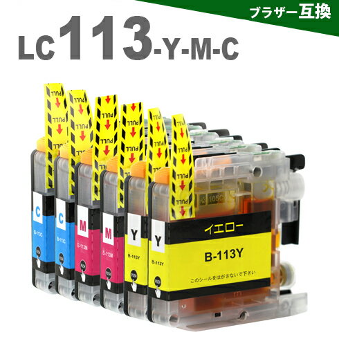 LC113Y LC113M LC113C  ޥ  2ܤŤķ6 ֥饶ߴ 󥯥ȥå  DCP-J4...