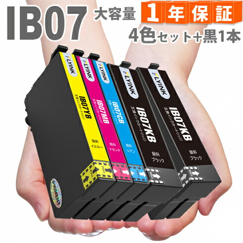 樂天商城 - エプソン 互換インク カートリッジ IB07 IB07CL4B 4色セット+黒1本 マウス 増量タイプ マウス PX-M6010F インク PX-M6011F インク PX-S6010 インク IB07KB IB07CB IB07MB IB07YB