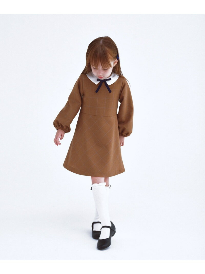 T/W ウィンドペン シロエリ ワンピース UNITED ARROWS green label relaxing ユナイテッドアローズ グリーンレーベルリラクシング ワンピース・ドレス ワンピース ブラウン【送料無料】[Rakuten Fashion]のサムネイル