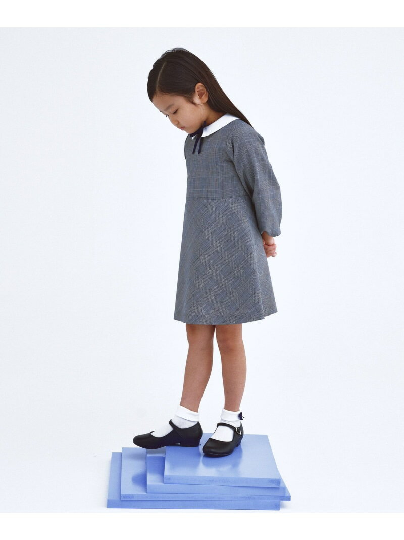 T/W グレンチェック シロエリ ワンピース UNITED ARROWS green label relaxing ユナイテッドアローズ グリーンレーベルリラクシング ワンピース・ドレス ワンピース グレー【送料無料】[Rakuten Fashion]のサムネイル