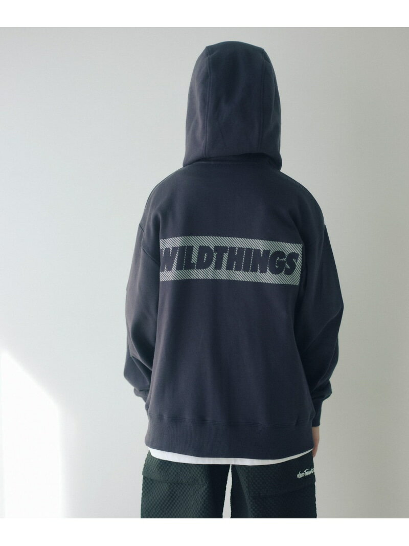 乐天商城 - 【別注】＜WILD THINGS＞ パーカー / キッズ 140cm-160cm UNITED ARROWS green label relaxing ユナイテッドアローズ グリーンレーベルリラクシング トップス カーディガン ネイビー グレー【送料無料】[Rakuten Fashion]