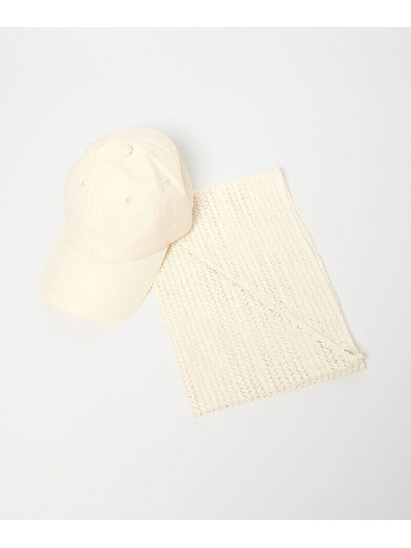 Rakuten - レースバブーシュカ キャップ UNITED ARROWS green label relaxing ユナイテッドアローズ グリーンレーベルリラクシング 帽子 キャップ ホワイト【送料無料】[Rakuten Fashion]