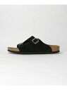 ＜BIRKENSTOCK＞チューリッヒ ブラックスエード サンダル UNITED ARROWS green label relaxing ユナイテッドアローズ グリーンレーベルリラクシング シューズ 靴 サンダル ブラック【送料無料】 Rakuten Fashion