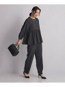 【SALE/20%OFF】【WEB限定】<at ease>ペプラムブラウス パンツ セットアップ UNITED ARROWS green label relax...
