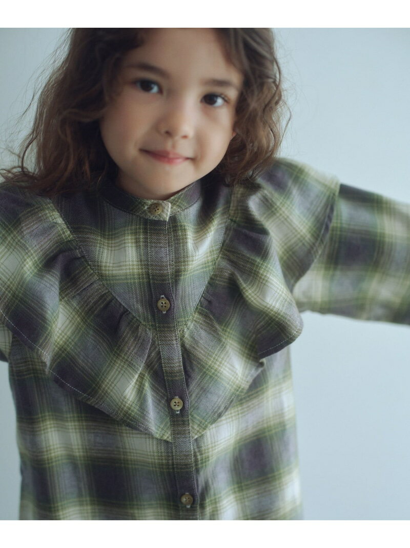 オンブレチェック ワンピース / キッズ 100cm-160cm UNITED ARROWS green label relaxing ユナイテッド..