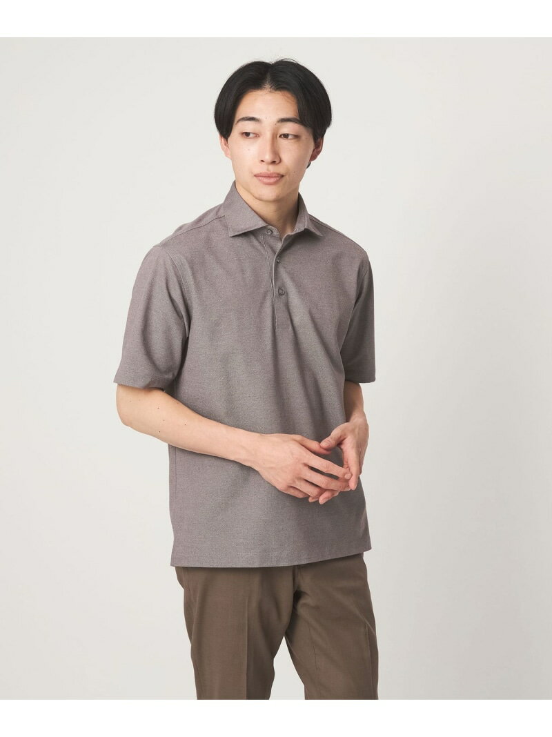 乐天商城 - DUADRY clean バーズアイ カッタウェイ ビズポロ ポロシャツ -吸水速乾・抗菌- UNITED ARROWS green label relaxing ユナイテッドアローズ グリーンレーベルリラクシング トップス ポロシャツ ブラウン ネイビー ブラック グレー【送料無料】[Rakuten Fashion]