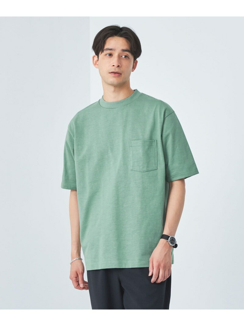 ヘビーウェイト クルーネック Tシャツ UNITED ARROWS green label relaxing ユナイテッドアローズ グリーンレーベルリラクシング トップス カットソー・Tシャツ ホワイト ブラック ピンク[Rakuten Fashion]