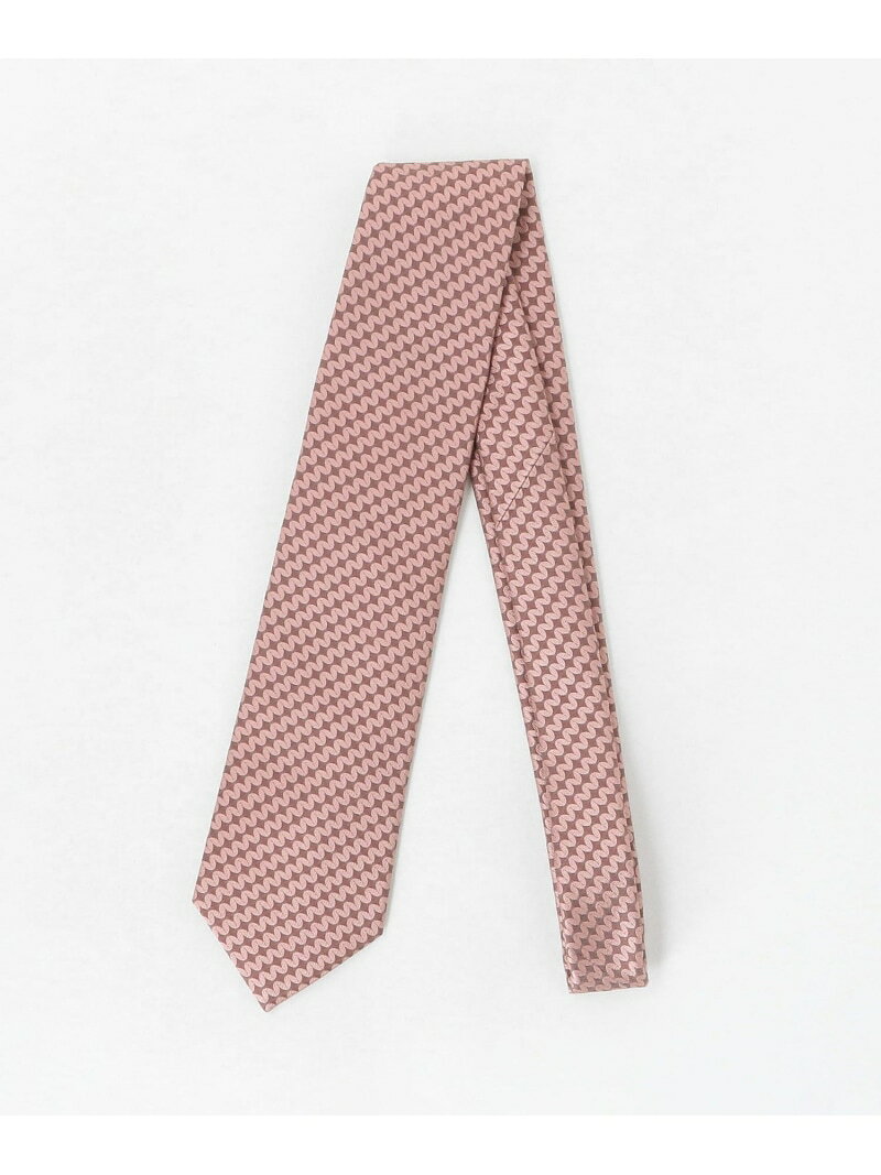 乐天商城 - ＜Bleck＞8.0cm ジオメトリック ネクタイ UNITED ARROWS green label relaxing ユナイテッドアローズ グリーンレーベルリラクシング スーツ・フォーマル ネクタイ・蝶ネクタイ ピンク グリーン【送料無料】[Rakuten Fashion]