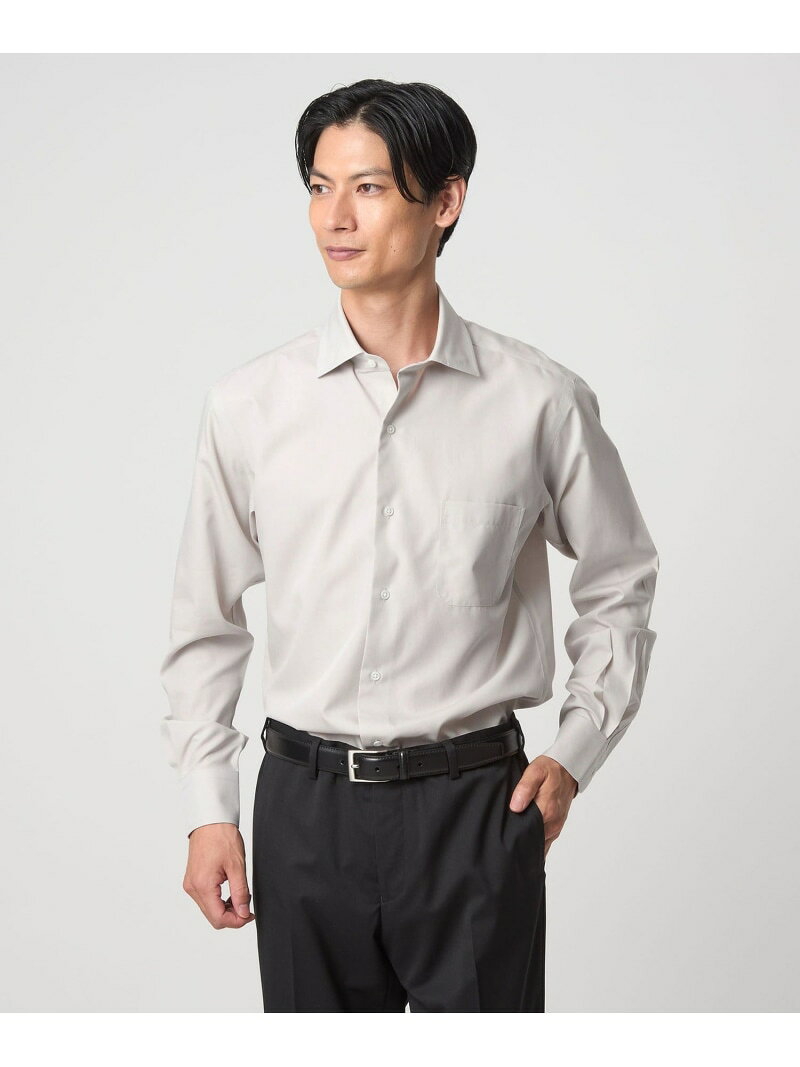 コットン ブロード ワイドカラー ドレスシャツ -形態安定- UNITED ARROWS green la...
