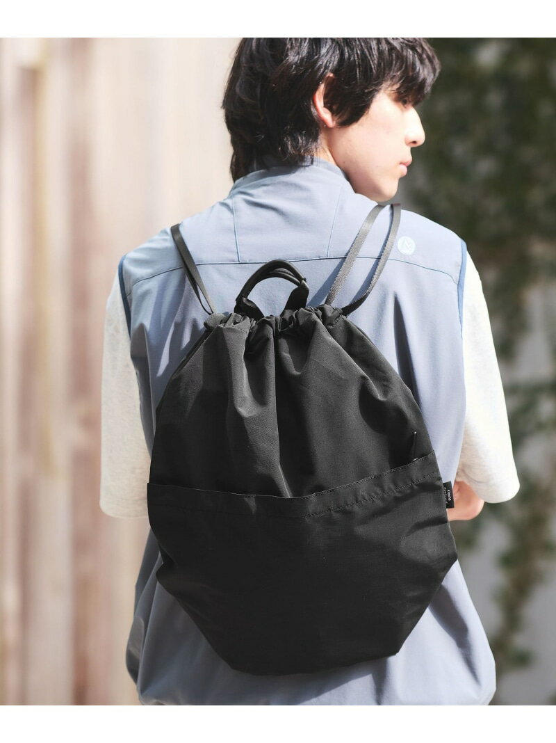 乐天商城 - 【別注】＜STANDARD SUPPLY＞ナップサック リュック UNITED ARROWS green label relaxing ユナイテッドアローズ グリーンレーベルリラクシング バッグ リュック・バックパック ブラック【送料無料】[Rakuten Fashion]