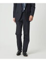 GUABELLO 組織無地 MF ノープリーツ スーツパンツ UNITED ARROWS green label relaxing ユナイテッドアローズ グリー...
