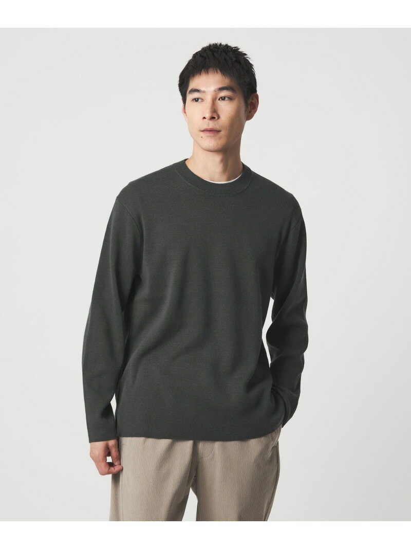 【SALE／50%OFF】ウォッシャブル ウール ソウバリ クルーネック ニット UNITED ARROWS green label relaxing ユナイテッドアローズ グリーンレーベルリラクシング トップス ニット グレー【RBA_E】【送料無料】[Rakuten Fashion]