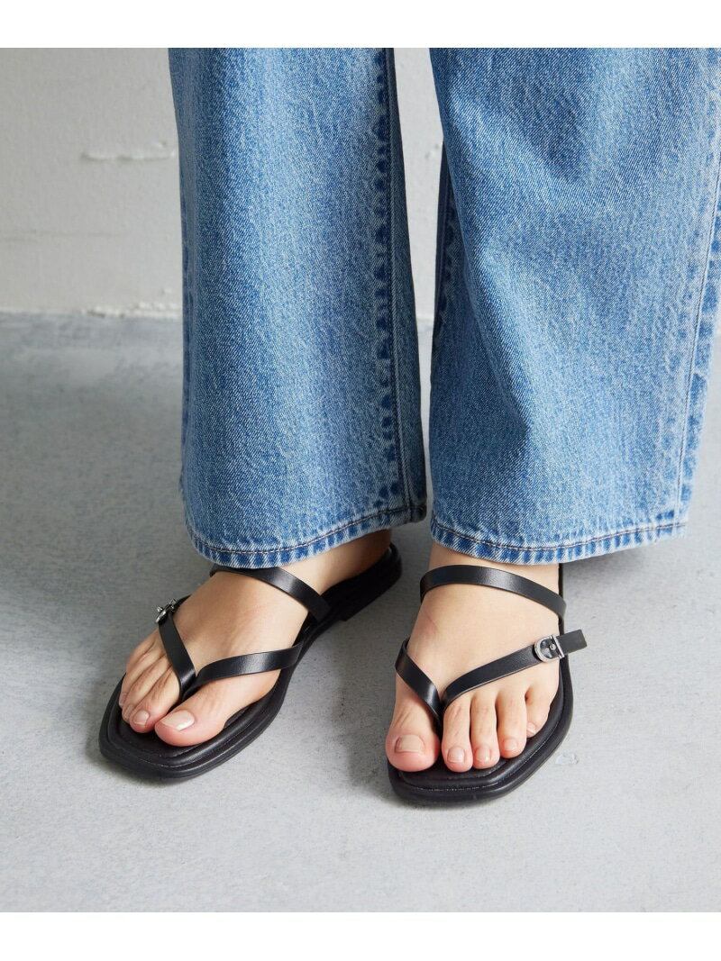 Rakuten - トライアングル トング サンダル UNITED ARROWS green label relaxing ユナイテッドアローズ グリーンレーベルリラクシング シューズ・靴 サンダル ブラウン グリーン ブラック【先行予約】*【送料無料】[Rakuten Fashion]