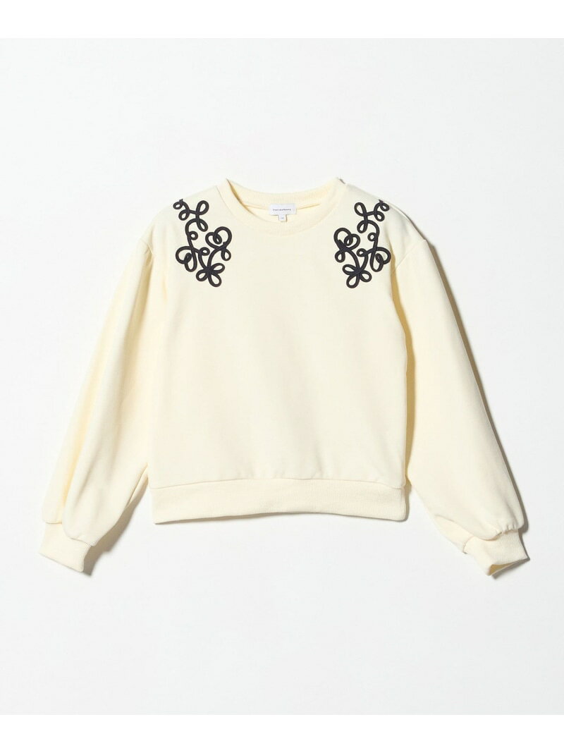Rakuten - 【SALE／40%OFF】裏毛 コードシシュウ プルオーバー / スウェット / トレーナー / キッズ 140cm-160cm UNITED ARROWS green label relaxing ユナイテッドアローズ グリーンレーベルリラクシング トップス カットソー・Tシャツ ホワイト【RBA_E】[Rakuten Fashion]