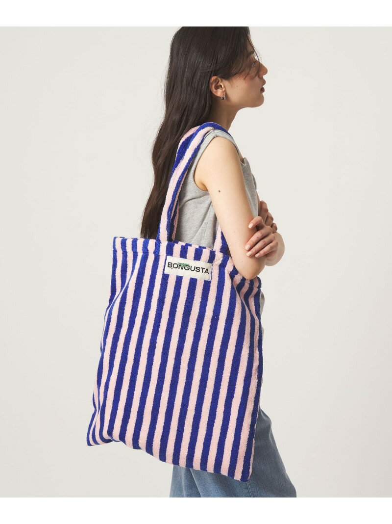 Rakuten - ＜BONGUSTA＞トートバッグ(ストライプ) UNITED ARROWS green label relaxing ユナイテッドアローズ グリーンレーベルリラクシング バッグ トートバッグ イエロー ブラウン グリーン ホワイト【送料無料】[Rakuten Fashion]