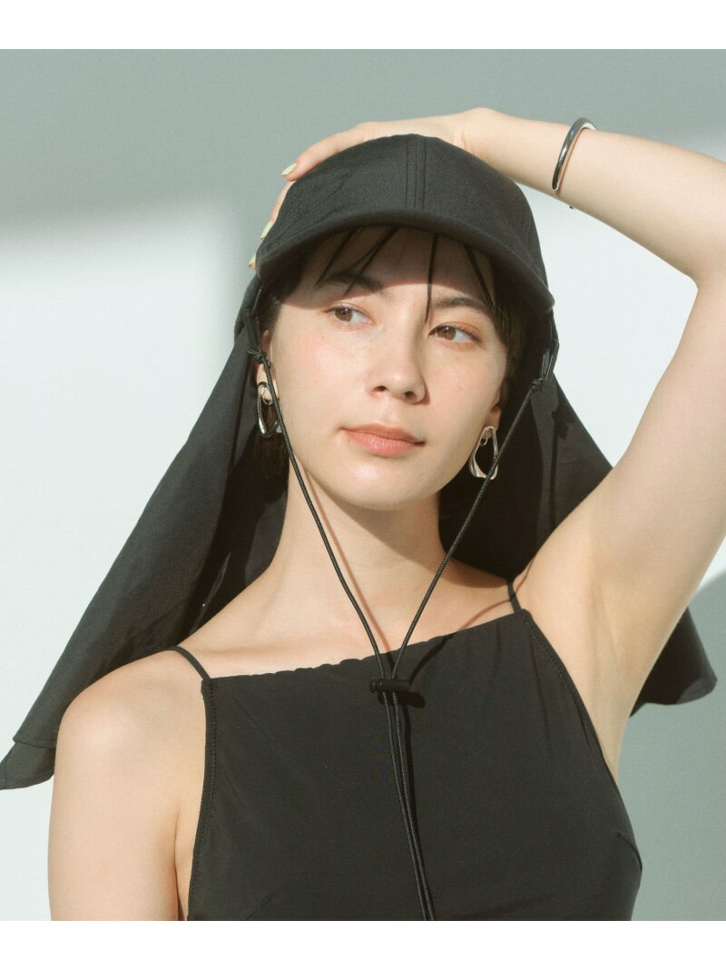 Rakuten - 【WEB限定】2WAY シェードキャップ / 帽子 - UVカット - UNITED ARROWS green label relaxing ユナイテッドアローズ グリーンレーベルリラクシング 帽子 キャップ ベージュ ブラック【先行予約】*【送料無料】[Rakuten Fashion]