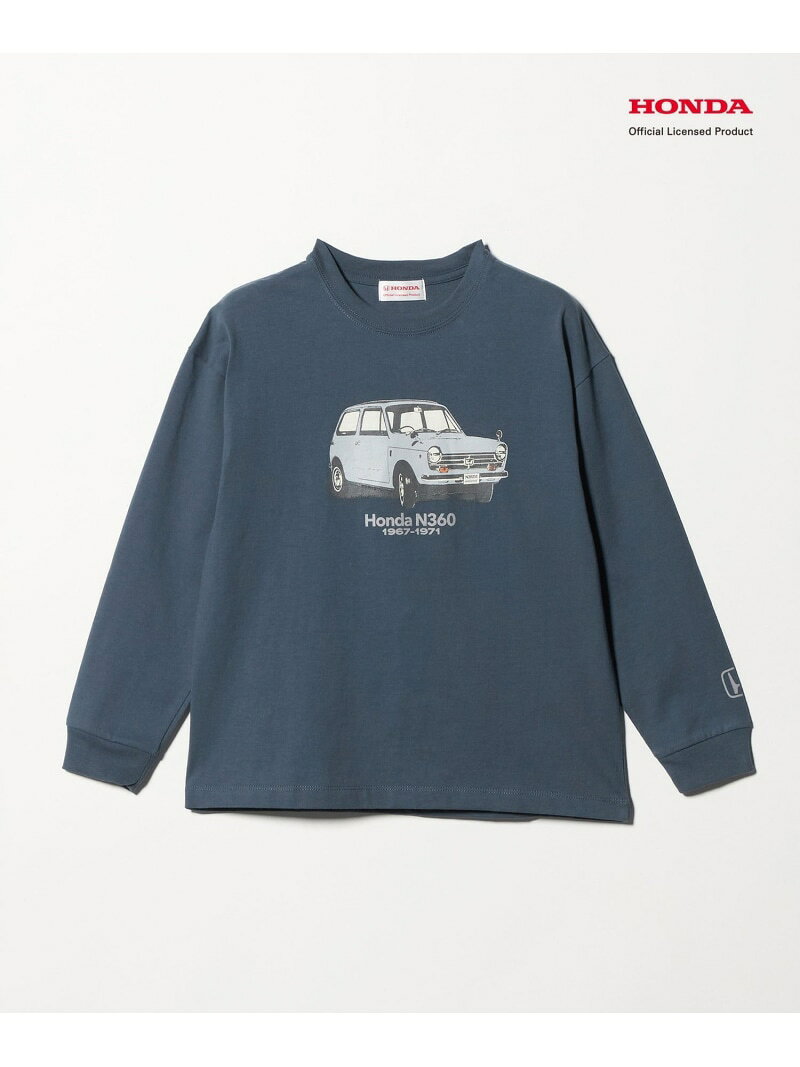 乐天商城 - 【SALE／30%OFF】【別注】＜URBAMENT＞Honda ロングスリーブ Tシャツ / キッズ 140cm-150cm UNITED ARROWS green label relaxing ユナイテッドアローズ グリーンレーベルリラクシング トップス カットソー・Tシャツ イエロー グリーン ネイビー【RBA_E】[Rakuten Fashion]
