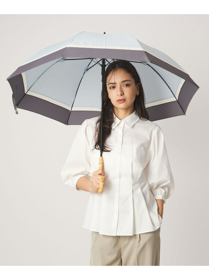 Rakuten - バンブーハンドル キリツギ アンブレラ / 傘 / レイン UNITED ARROWS green label relaxing ユナイテッドアローズ グリーンレーベルリラクシング ファッション雑貨 傘・長傘 ベージュ ネイビー パープル ブルー グリーン カーキグリーン ホワイ【送料無料】[Rakuten Fashion]