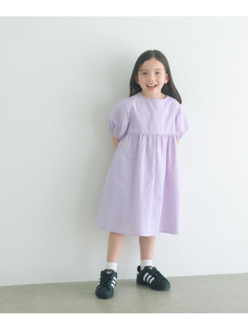 乐天商城 - バックリボン タッサー ワンピース / キッズ 100cm-130cm UNITED ARROWS green label relaxing ユナイテッドアローズ グリーンレーベルリラクシング ワンピース・ドレス ワンピース ブラック オレンジ グリーン【送料無料】[Rakuten Fashion]