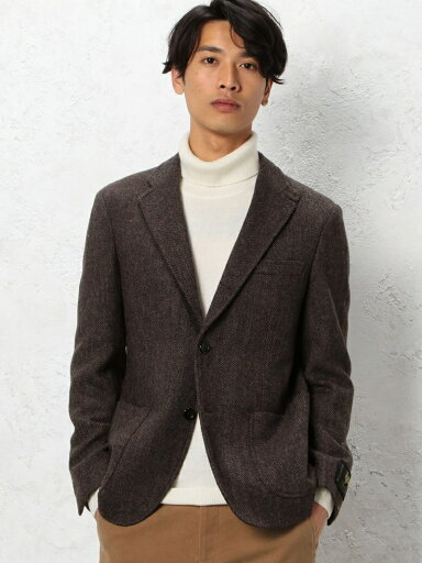 Mallalieus Tweed Jacket 3222-199-0305: Brown Herringbone Mallalieus Tweed Jacket 3222-199-0305: Brown Herringbone