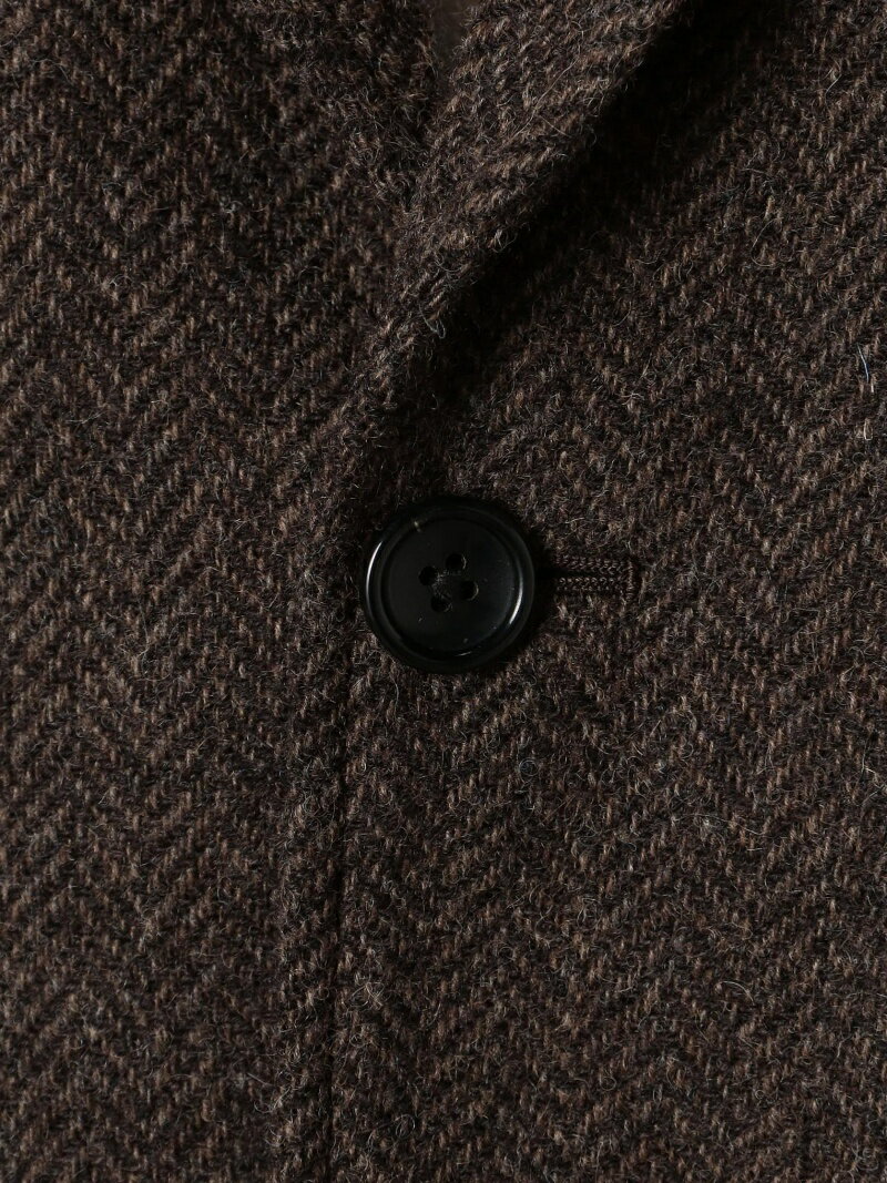 Mallalieus Tweed Jacket 3222-199-0305: Brown Herringbone