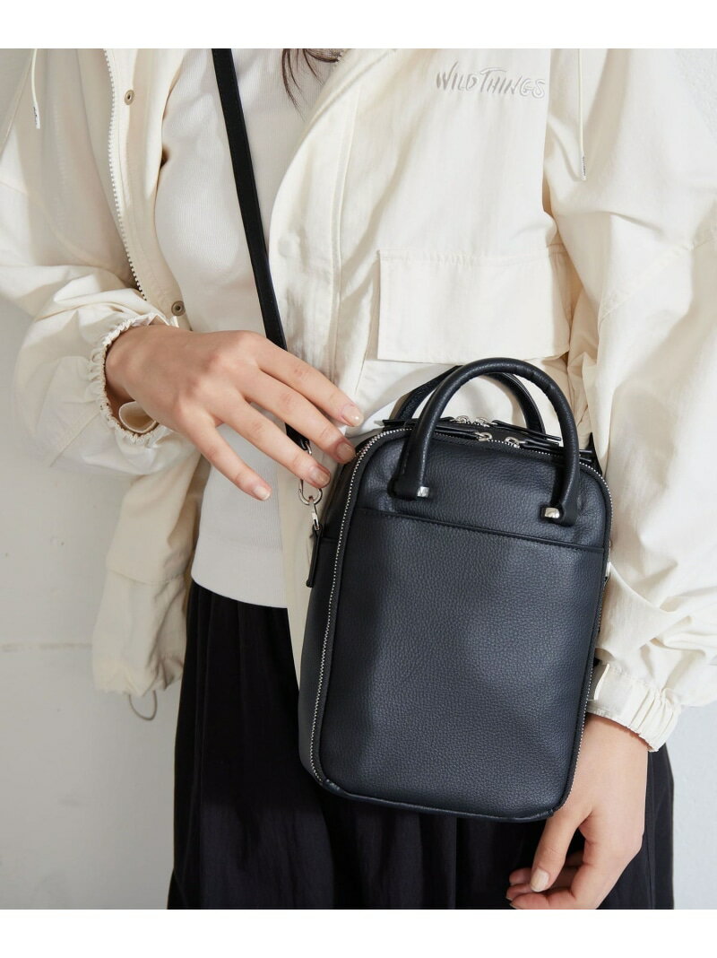 Rakuten - ＜PARTE＞2WAY マルチポーチ型 ショルダーバッグ UNITED ARROWS green label relaxing ユナイテッドアローズ グリーンレーベルリラクシング バッグ ショルダーバッグ グリーン ブラウン ブラック ホワイト【送料無料】[Rakuten Fashion]