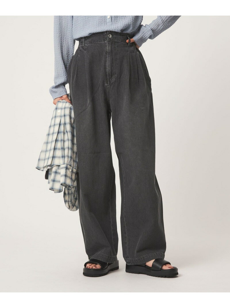 乐天商城 - 【WEB限定】＜at ease＞カーブ デニム パンツ UNITED ARROWS green label relaxing ユナイテッドアローズ グリーンレーベルリラクシング パンツ ジーンズ・デニムパンツ ホワイト グレー ブルー【送料無料】[Rakuten Fashion]