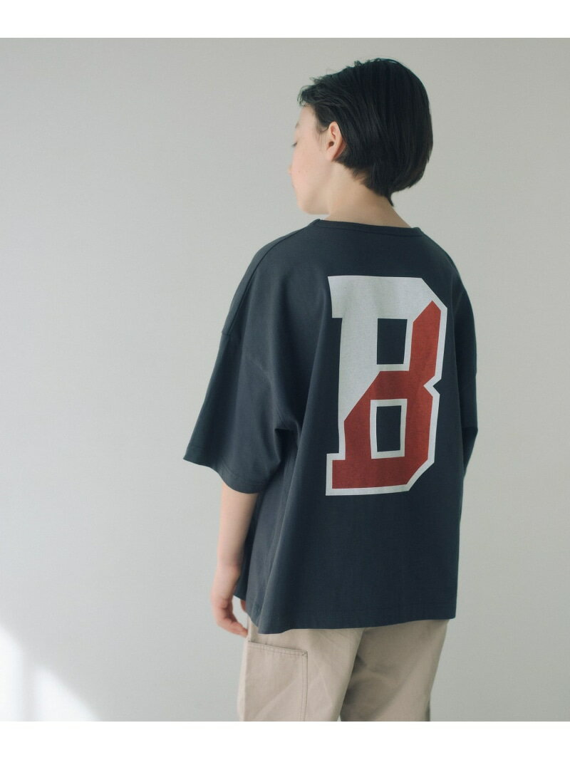 Rakuten - ＜Champion＞ボストン ショートスリーブ Tシャツ / キッズ 140cm-160cm UNITED ARROWS green label relaxing ユナイテッドアローズ グリーンレーベルリラクシング トップス カットソー・Tシャツ ブルー グレー ホワイト[Rakuten Fashion]